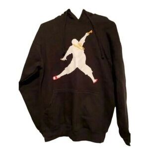 A.M.S. SIZE MEDIUM BLACK HOODIE
